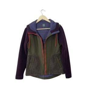 Title Nine Multicolor Beaten Path Jacket with Hood